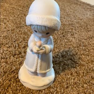 Precious moments 1991 Christmas be merry figure